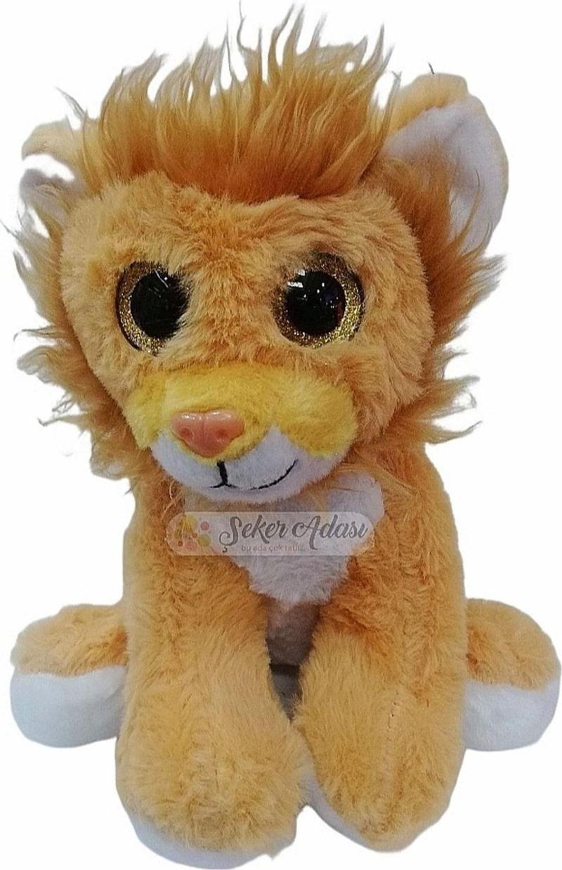 Sevimli Peluş Aslan 28 Cm--skradapelus40.