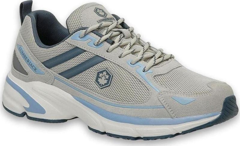True 4Fx Bej Mavi Comfort Casual Anatomik Spor Ayakkabı