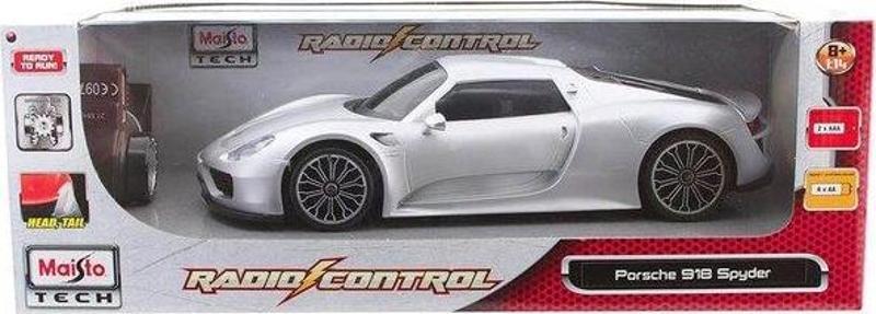 Tech Porsche 918 Spyder Uzaktan Kumandalı Araba 1:14 Gri