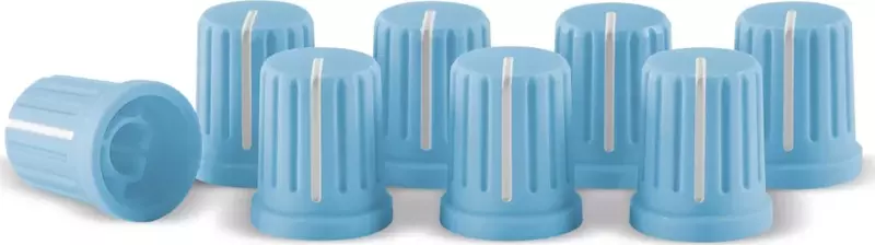 Knob Cap Set Blue (set Of 8)