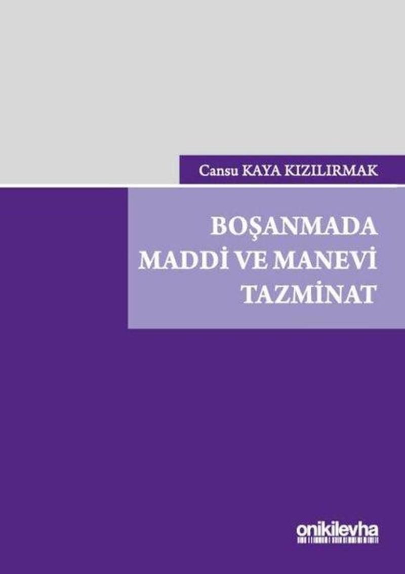 On İki Levha Yayıncılık Boşanmada Maddi ve Manevi Tazminat - Cansu Kaya Kızılırmak