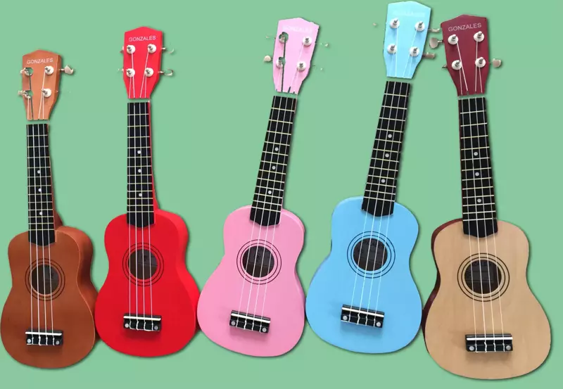 Xu2101 - 4 Telli Ukulele (kırmızı)