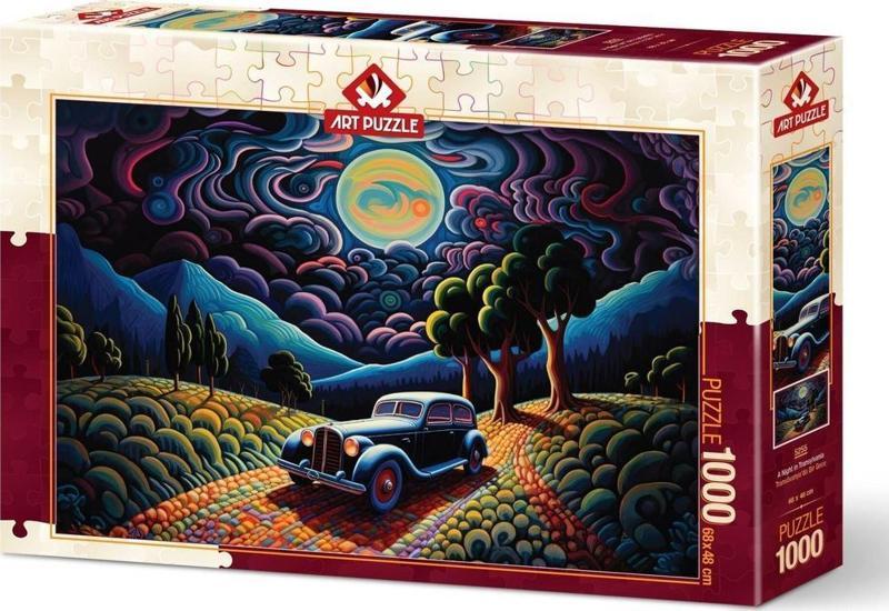 1000 Parça Puzzle Transilvanyada Bir Gece 5255