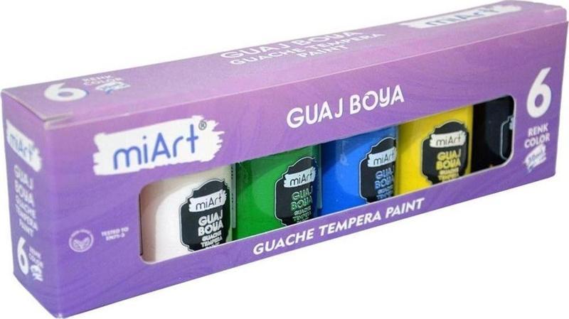 Guaj Boya Tempera 6 Lı Set 30 Ml 306