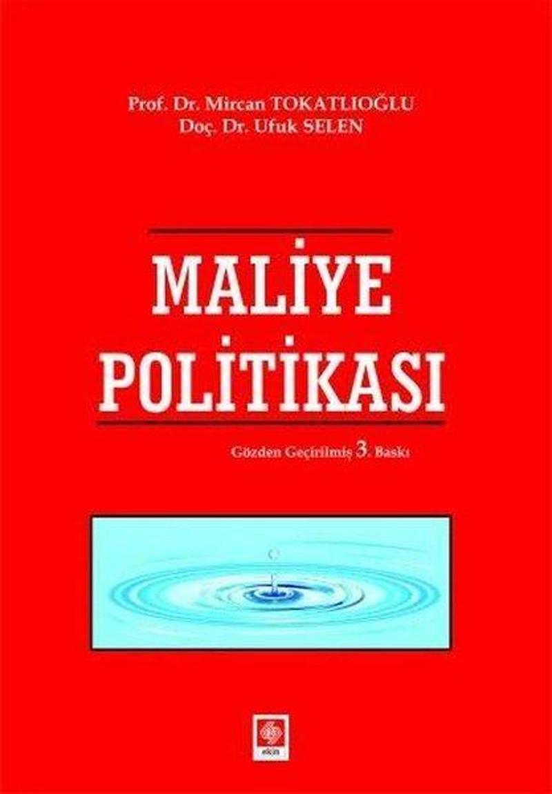 Ekin Basım Yayın Maliye Politikası - Mircan Tokatlıoğlu