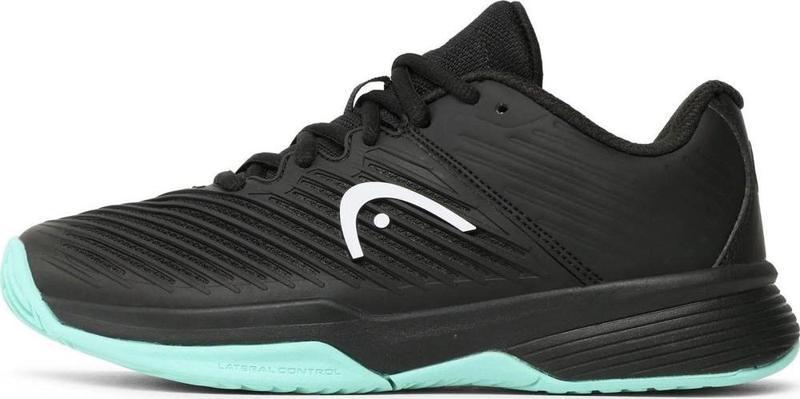 Revolt 4.0 Pro Siyah/Turkuaz Çocuk Tenis Ayakkabısı