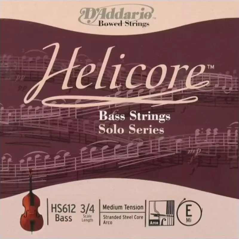 Daddarıo Hs612 Kontrabas Tek Tel, Helıcore, A-la, Scale 3/4, Bass