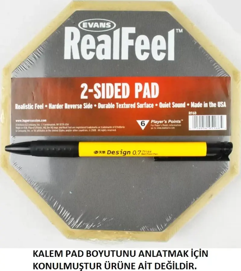 Rf6d 6 Real Feel Çift Taraflı Çalıima Pad