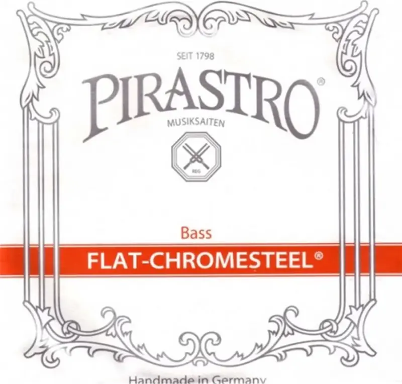 Flat-chromesteel Solo Set Kontrabass Teli 342000