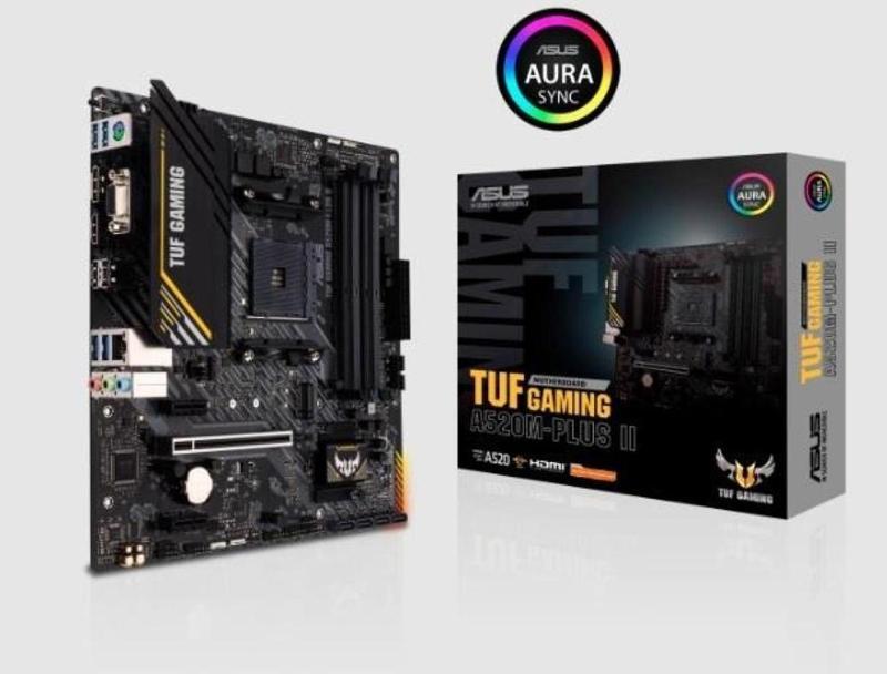 Tuf Gaming A520M-Plus Iı Am4 Ddr4 Sata3 Usb3.2 Matx Anakart