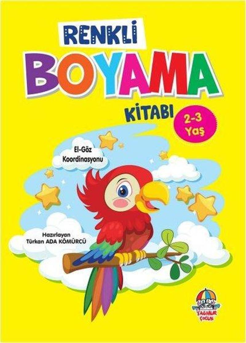 Renkli Boyama Kitabı 2-3 Yaş