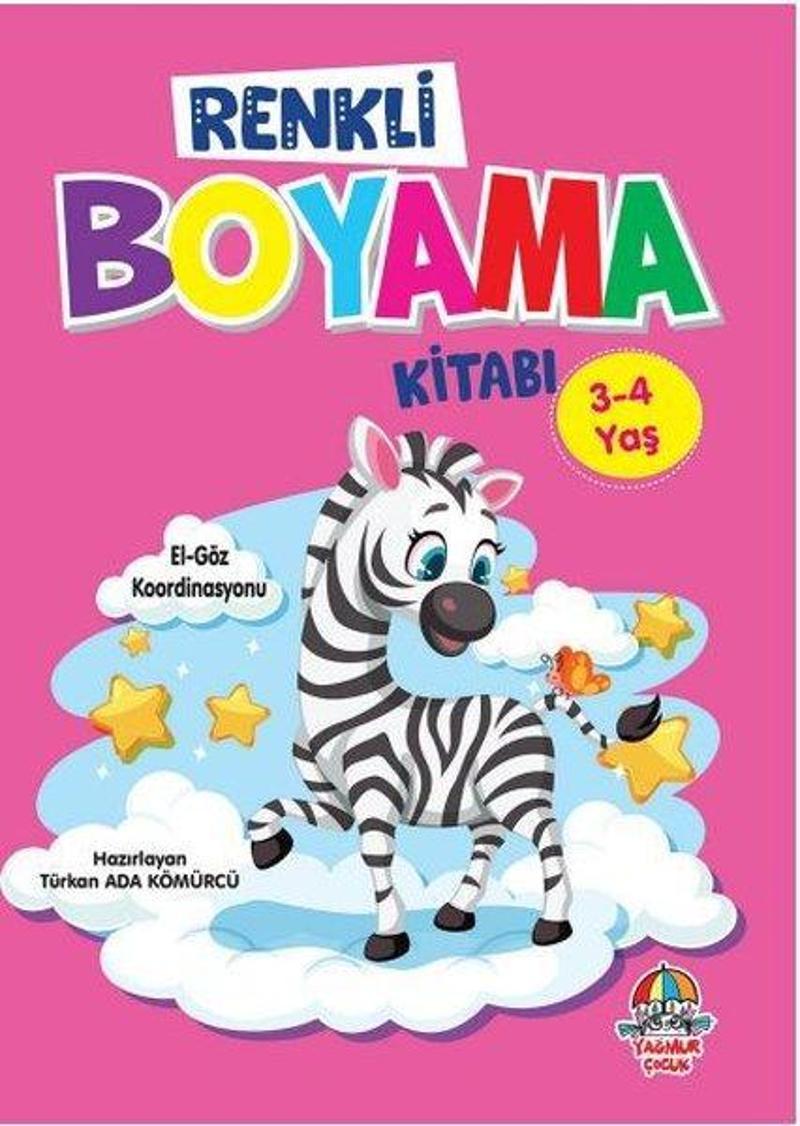 Renkli Boyama Kitabı 3-4 Yaş