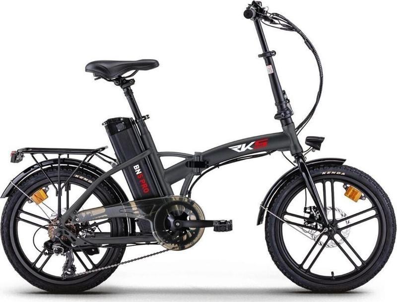 Elektrikli Bn5 Pro Katlanabilir Bisiklet Siyah