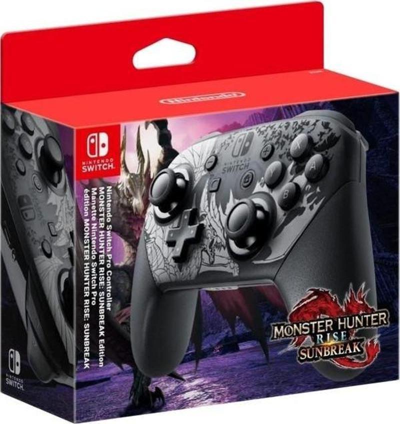 Switch Pro Controller Monster Hunter Rise Sunbreak Edition