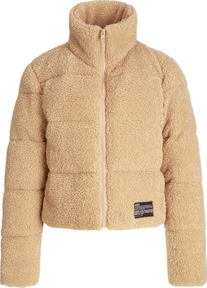 12240601 Jxisa Teddy Puffer Jacket Otw Bej