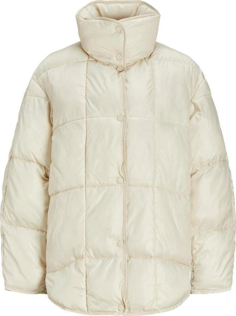 12237579 Jxcora Quilted Jacket Otw Sn Kırık Beyaz