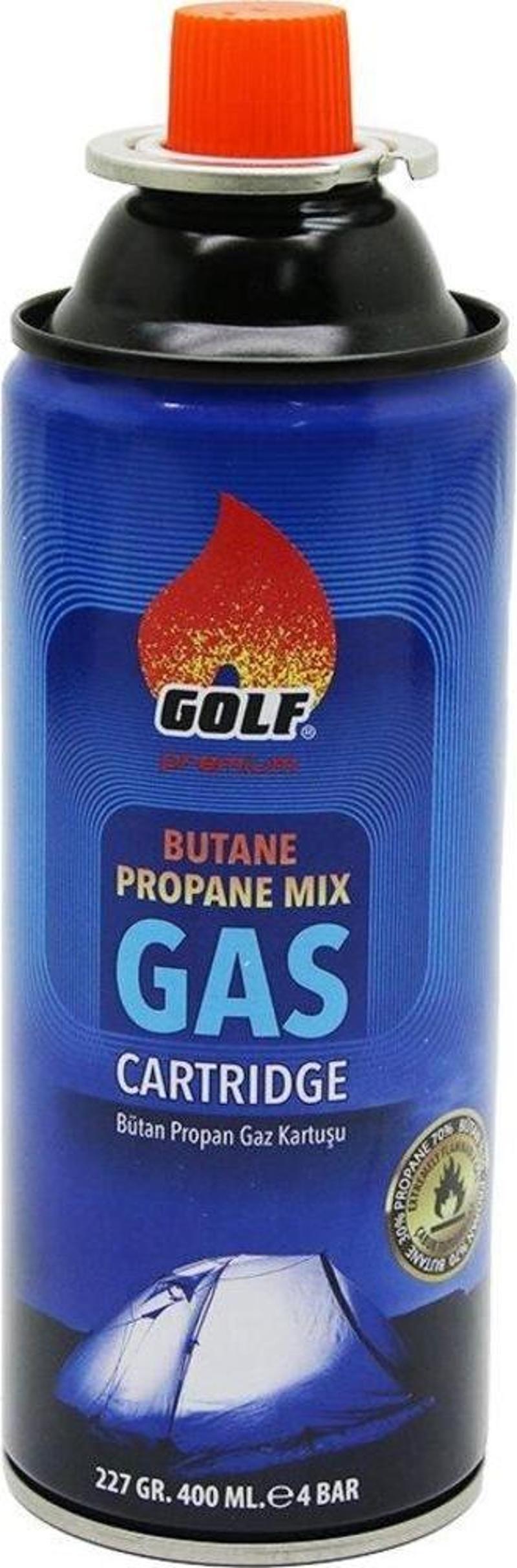 GOLF GAS PREMİUM BUTANE PROPANE MIX UZUN GAZ KARTUŞU 227GR/400ML (2818)
