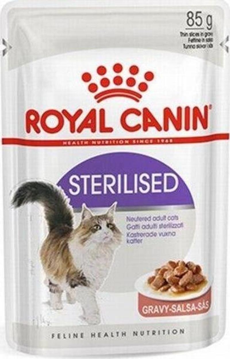 Sterilised Gravy Pouch Kısırlaştırılmış Kedi Konservesi 6 Adet 85 Gr