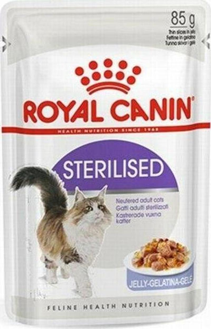 Sterilised Jelly Pouch Kısırlaştırılmış Kedi Konservesi 6 Adet 85 Gr