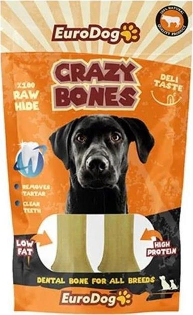 Euro Dog Crazy Bone Press Köpek Kemik Ödül Maması 2 Adet 12 Cm