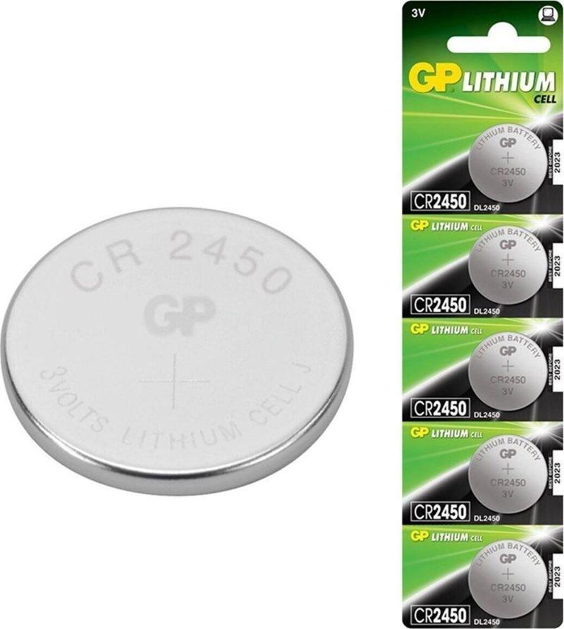 Cr2450 3 Volt Lityum Pil (5Lİ PAKET)