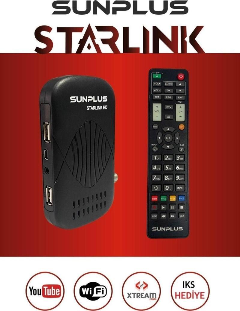 Starlink Turbo Hd 2024 Çanaklı-çanaksız Full Hd Sınırsız Sinema Paketli Uydu Alıcısı