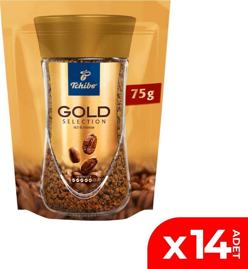 Gold Selection Çözünebilir Kahve Ekonomik Paket 75 Gr. 14'lü Paket