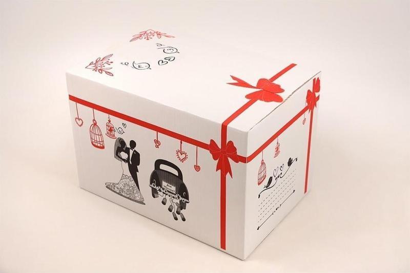 Karton Koli - 40 x 60 x 40 cm - BEYAZ - ÇEYİZ KOLİSİ - 10 lu Paket