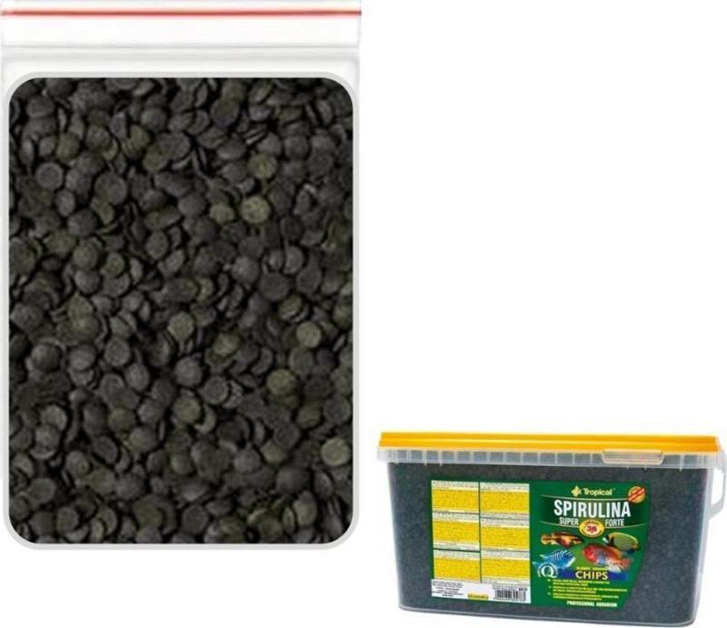 Spirulina Super Forte Chips 50gr Poşette