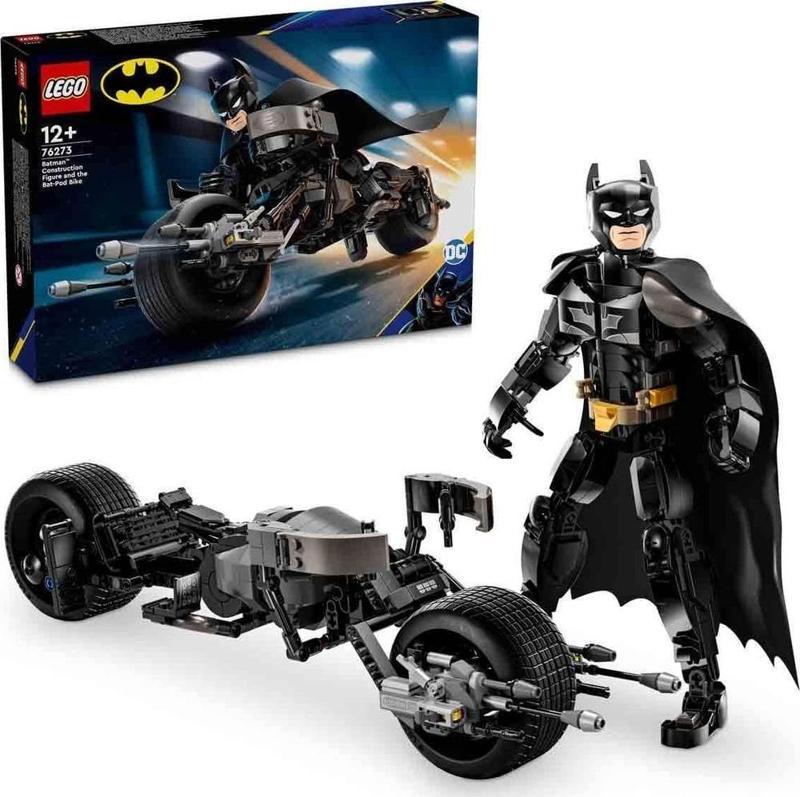 LEGO® DC Batman Batman Yapım Figürü ve Bat-Pod Motosiklet 76273 - 12 Yaş ve Üzeri Model Yapım Seti (713 Parça)