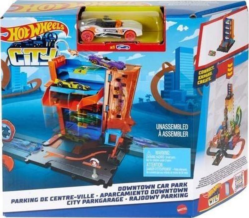 HotWheels Şehir Hayatı - Şehir Otoparkı HDR24 HDR28 Lisanslı Ürün