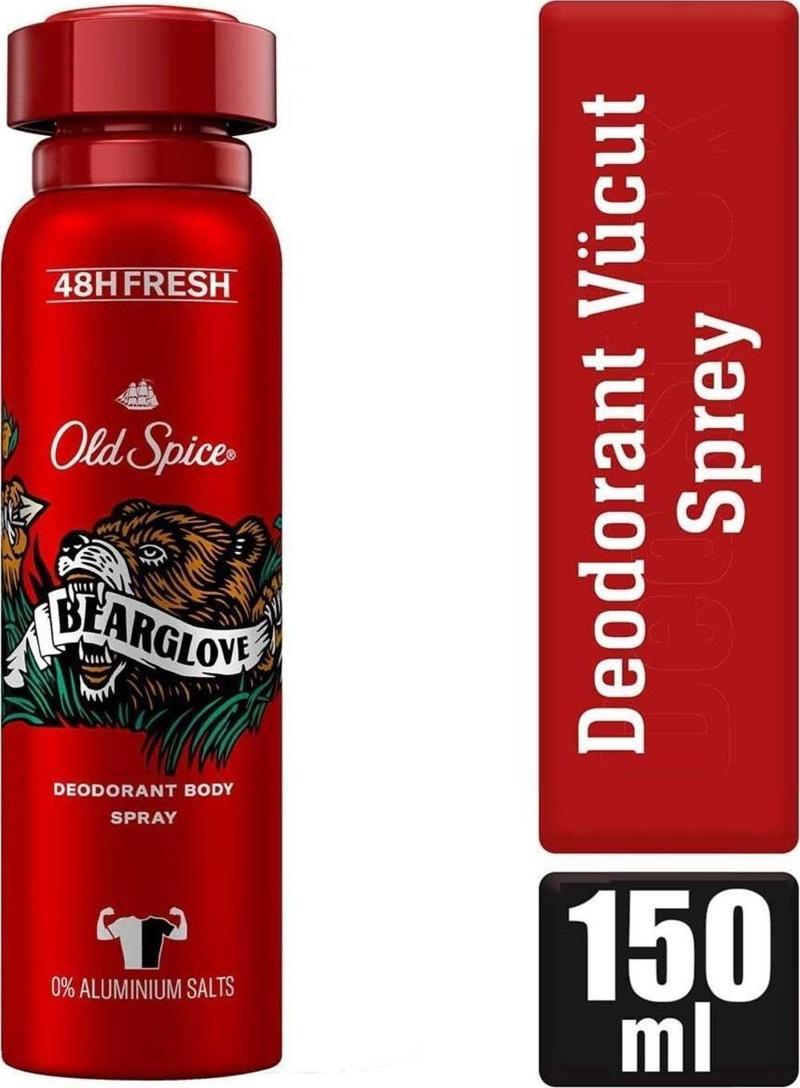 Bearglove Erkekler Için Sprey Vücut Deodorantı 150 ml