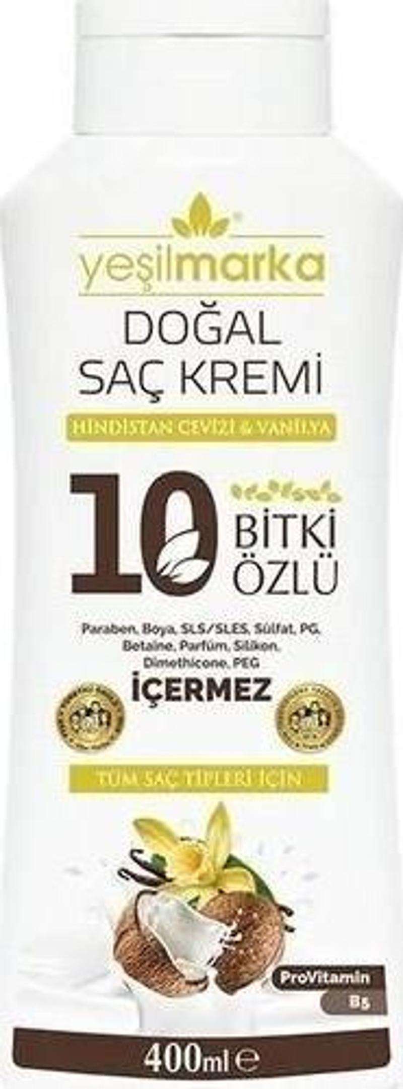 Doğal Dökülme Karşıtı Saç Kremi 350 Ml