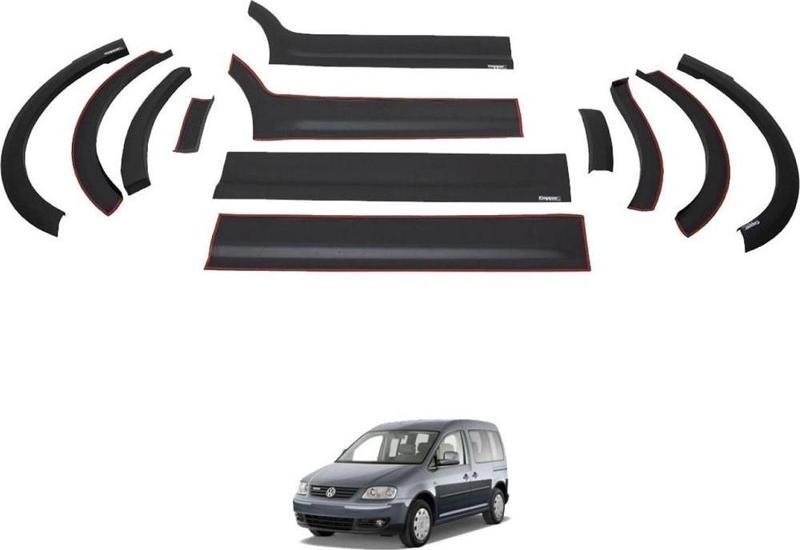 Volkswagen Caddy 2004-2010 Dodik Set 12 Parça Uzun Şase Sol Sürgülü