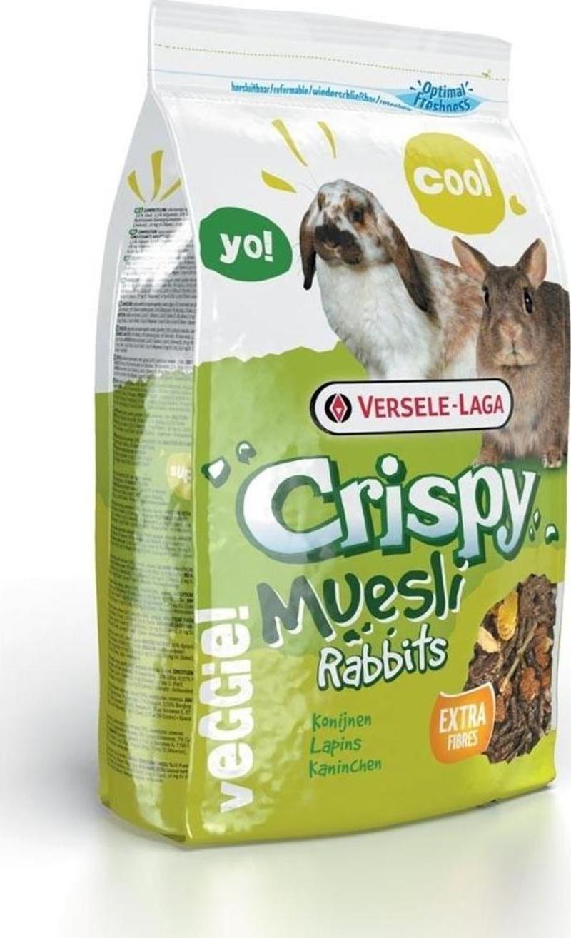 Crıspy Mueslİ Rabbit Tavşan Yemi 1 Kg x 5 Adet