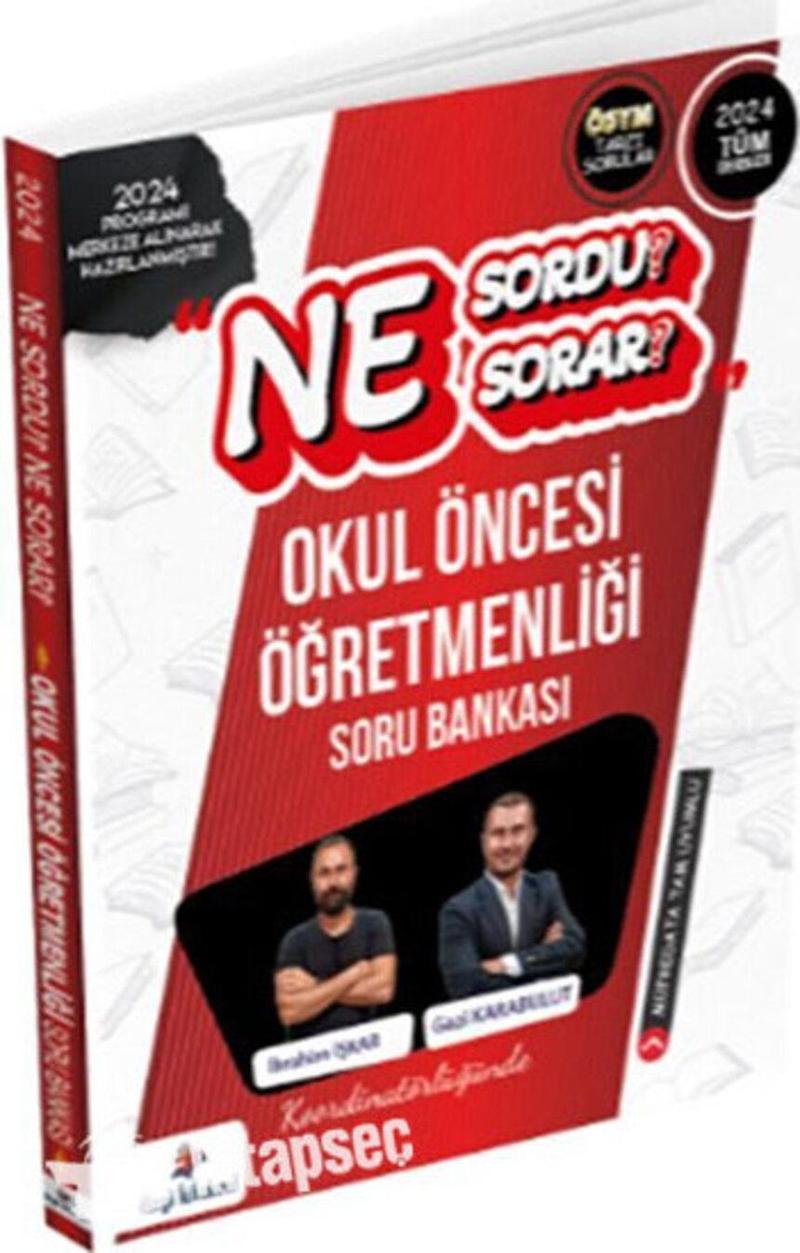  Kpss Okul Öncesi Öğretmenliği Ne Sordu Ne Sorar Tamamı PDF Çözümlü Soru bankası 2024 İbrahim İşkar- Gazi Karabulut