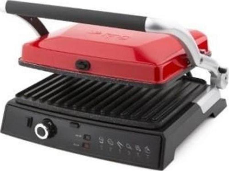 K 462 Grillmaster Kırmızı 2000 W Granit Tost Makinesi