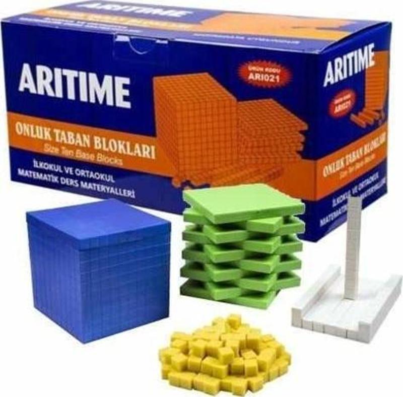 Arıtime Onluk Taban Blokları ARITIME Onluk Taban Bloğu İş Eğitimi Matematik Ders Metaryel