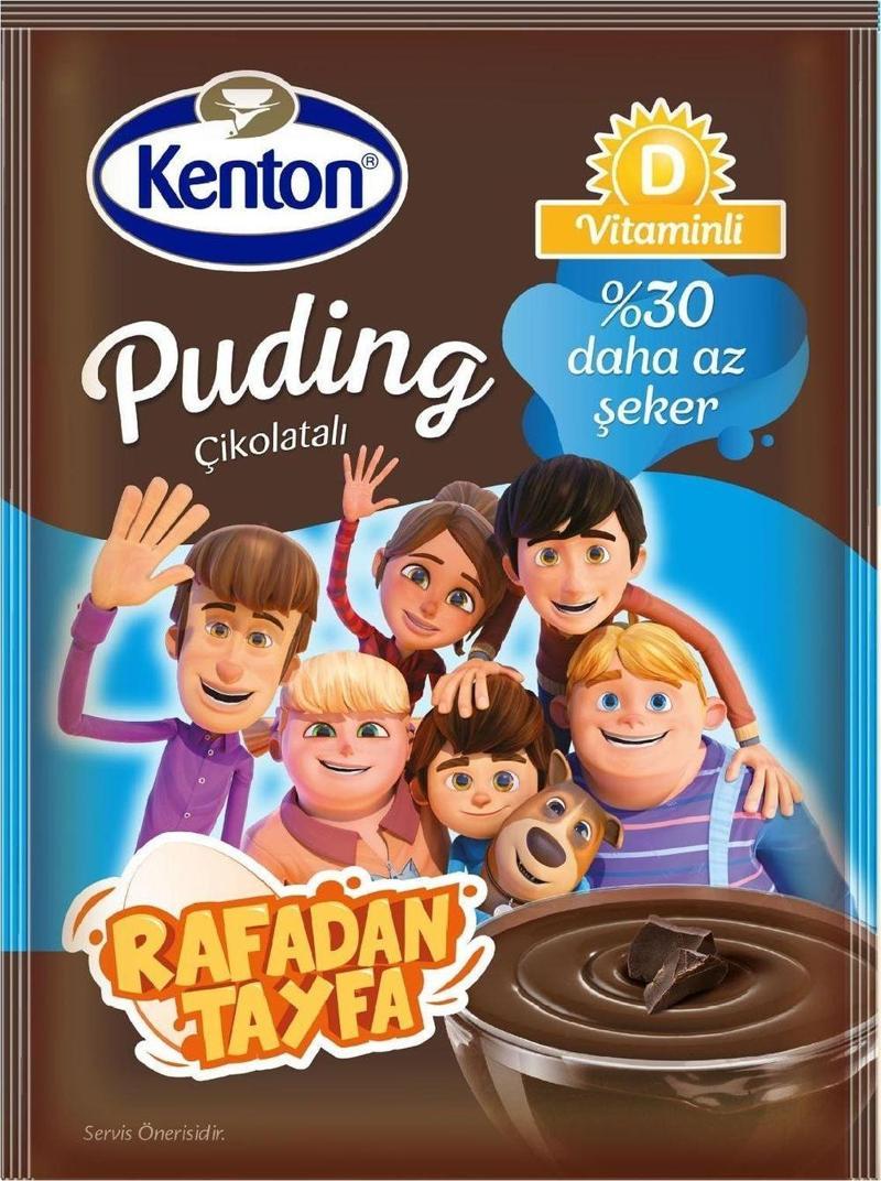 Şekeri Azaltılmış Puding - Rafadan Tayfa Çikolatalı 100 G