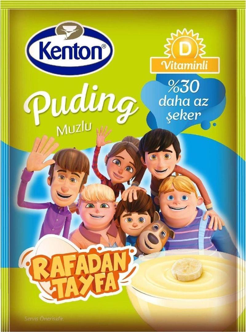 Şekeri Azaltılmış Puding Rafadan Tayfa Muzlu 100 G