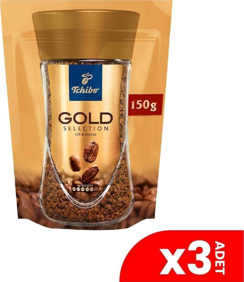 Gold Selection Çözünebilir Kahve Ekonomik Paket 150 Gr 3'lü