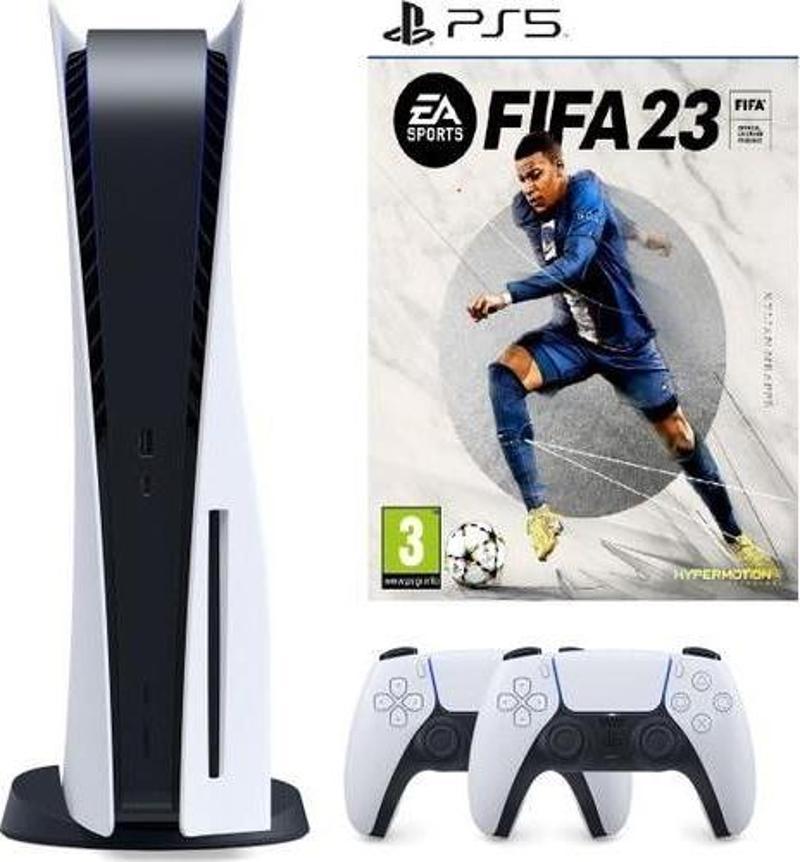 Playstation 5 ( Ithalatçı Garantili) +2. Dualsense Kol + Ps5 Fifa 23