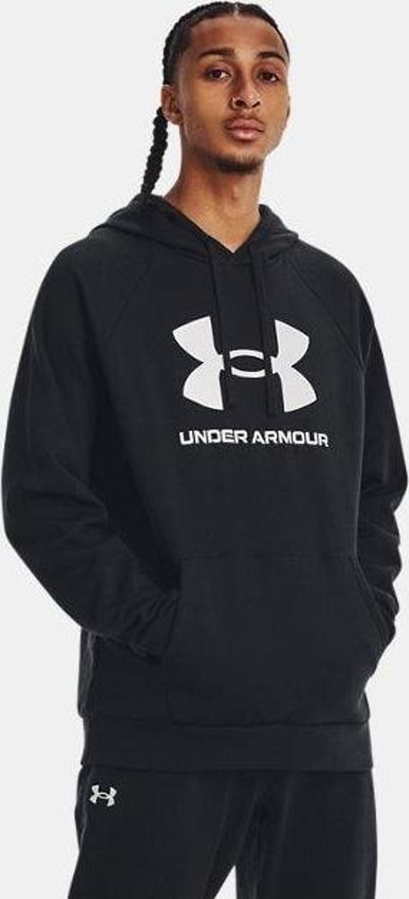 UA Rival Fleece Logo HD Erkek Sweatshirt