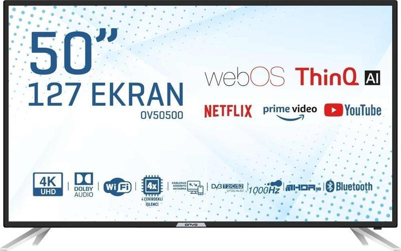 50" 4K Ultra Hd Webos Smart Led Tv 127 Ekran