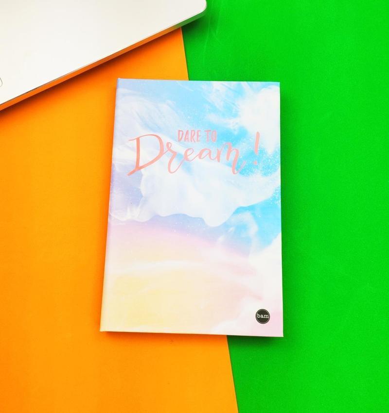 Dare To Dream Tasarımlı Lastikli Defter