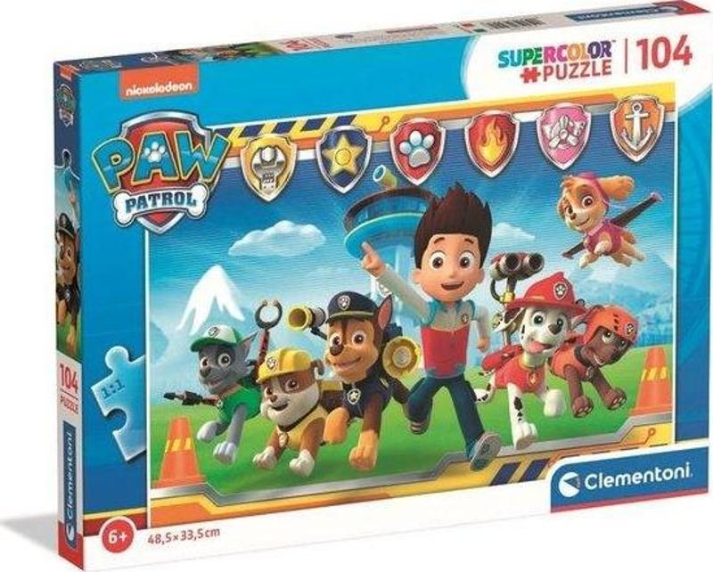 Paw Patrol 104Parça Puzzle 27945