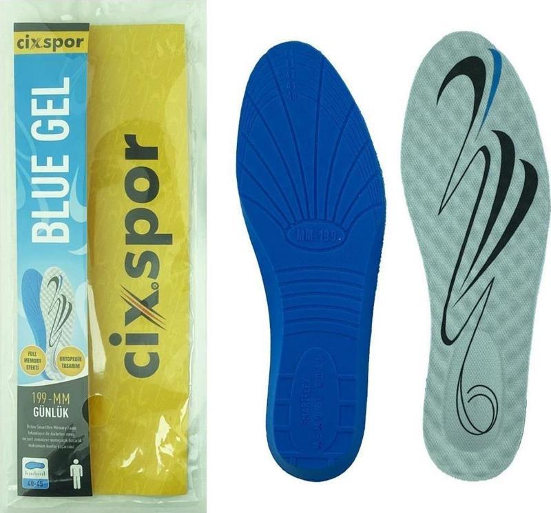 Spor Blue Gel Ayakkabı Tabanlığı Beyaz-Siyah