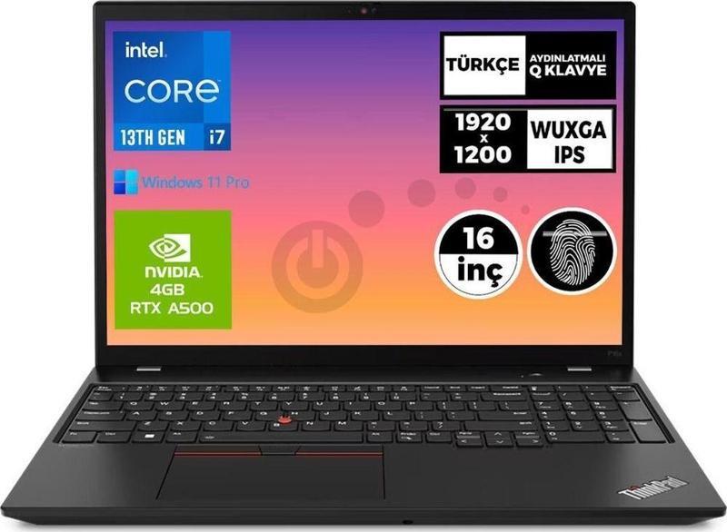 MWS ThinkPad P16s G2 i7-1360P 32GB 4TB SSD 4GB RTX A500 16" WUXGA W11P 21HK004BTX 003