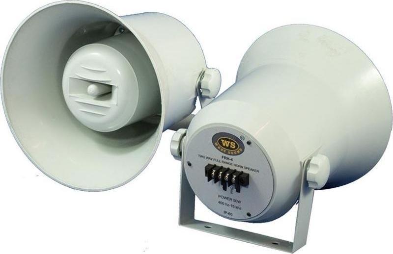 WESTSOUND FRH-4 10 CM 40 WATT IP 65 PLASTİK HORN HOPARLÖR  TRAFOSUZ (2818)