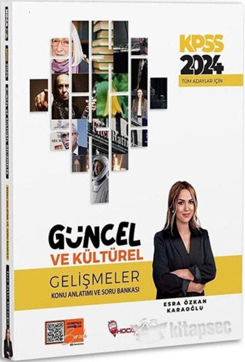 2024 KPSS Güncel ve Kültürel Gelişmeler Konu Anlatımı ve Soru Bankası Çözümlü - Esra Özkan Karaoğlu